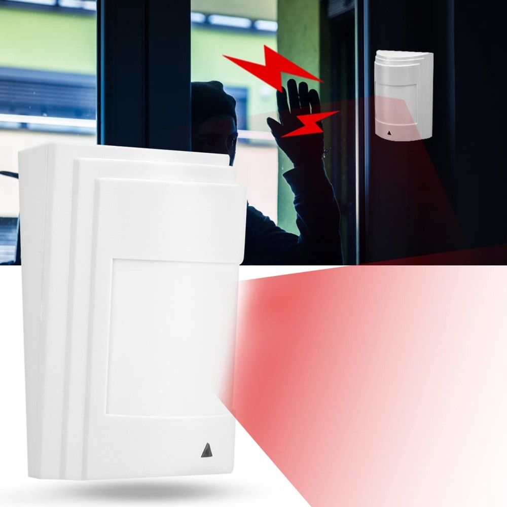 Wired Passive Infrared Motion Sensor, 12V Dual PIR Motion Detector, Home Securit