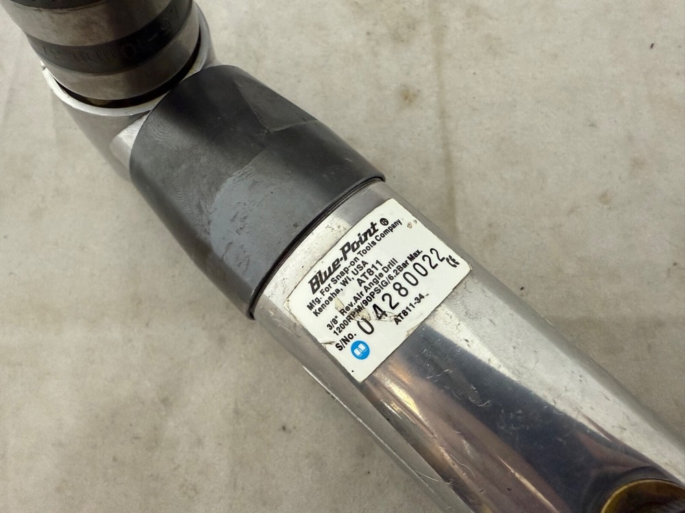 Blue Point AT811 Air 3/8" Reversible Angle Drill, Ships Free