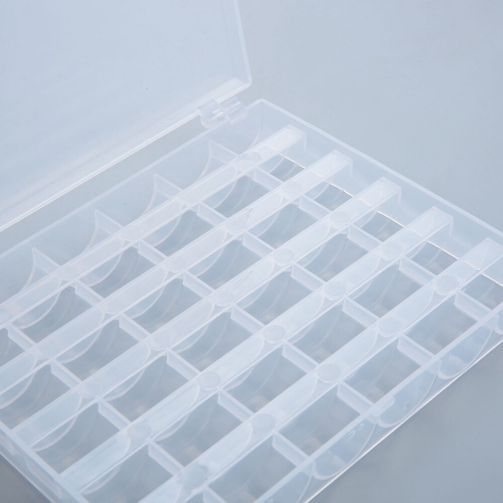 36 Grids Bobbin Case Plastic Storage Box Thread Organizer Holder Sewing Access