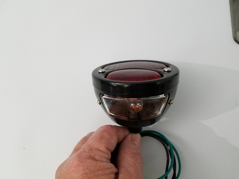 Bobber tail Light .... Builders Kit...Black