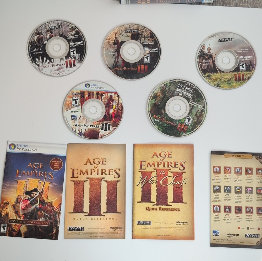 Microsoft Age of Empires III Complete Collection PC - Complete - Tested