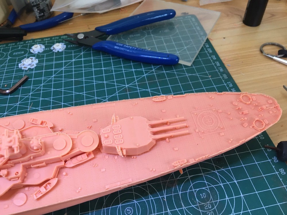 3D Printed 1/700 USSR Ushakov Battleship Unpainted Model Kit NEW