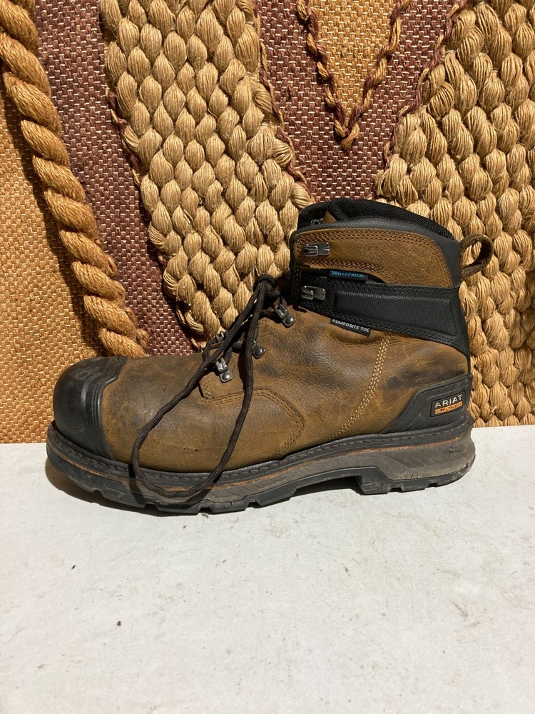 Ariat Men Waterproof Work Brown & Black Boots US Men Size 12EE