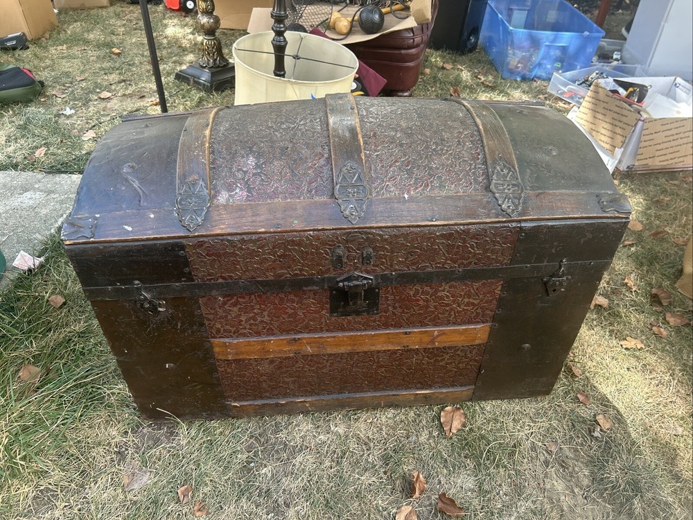 antique wooden chest