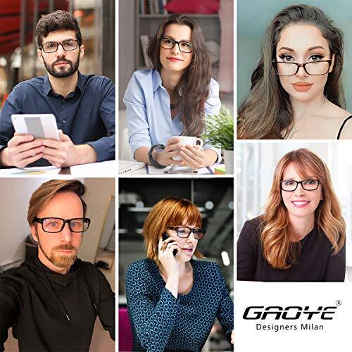 Gaoye 5-Pack Reading Glasses Blue Assorted Colors , Magnification Strengths