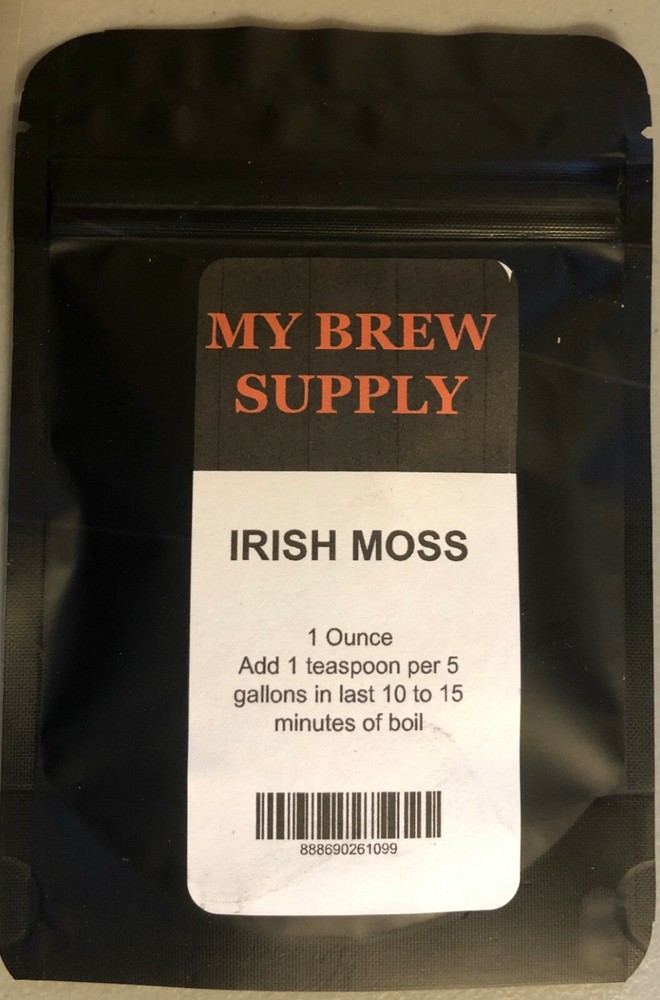 Irish Moss 1 oz from My Brew Supply in Resealable Foil Pouch