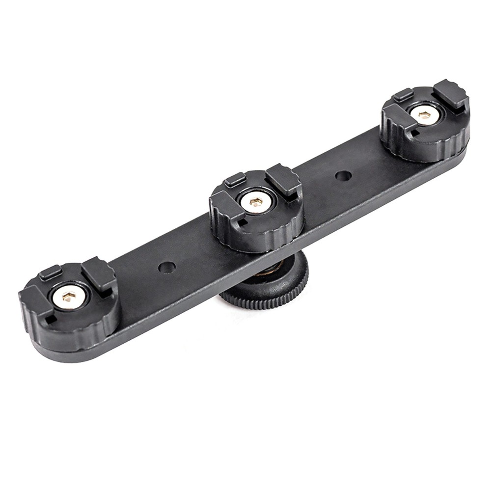 Triple Mount Bracket for Fill Light Bracket Mount Adapter Holder For Camera