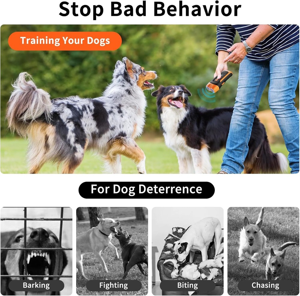 Handheld Ultrasonic Dog Trainer: Compact Solution for Pet Training