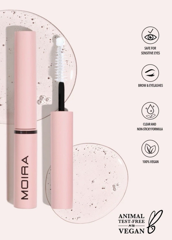 MOIRA - LASH & BROW Serum – Biotin-Peptide Complex for Thicker Lashes - 01 CLEAR