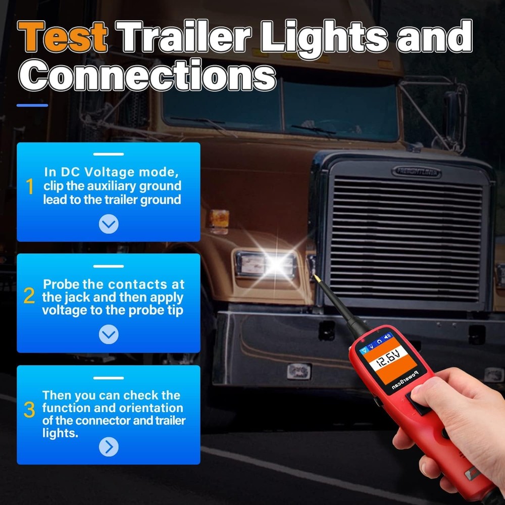 Autel PowerScan PS100 Electrical System Diagnostic Power injection, Measurement