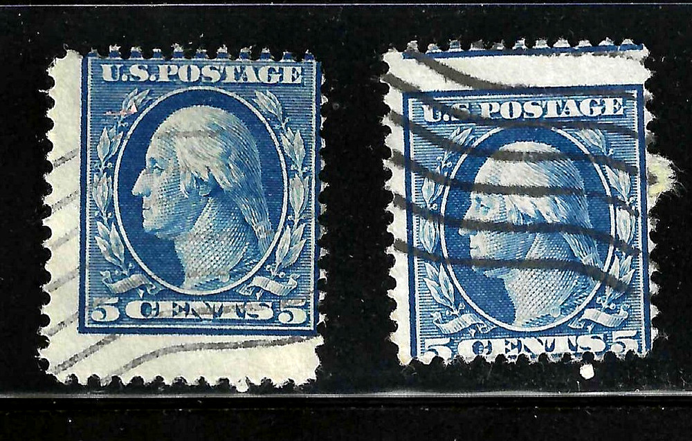 Collection Misperf Errors 2-3-5 Cent Washington Franklin 1908-1922 US29A51
