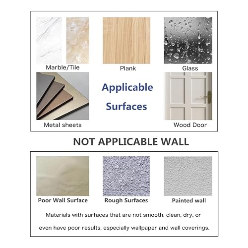 Adhesive Wall Hooks Hat Rack, Wooden Coat Hooks Wall 4Pack Rectangle-Beech