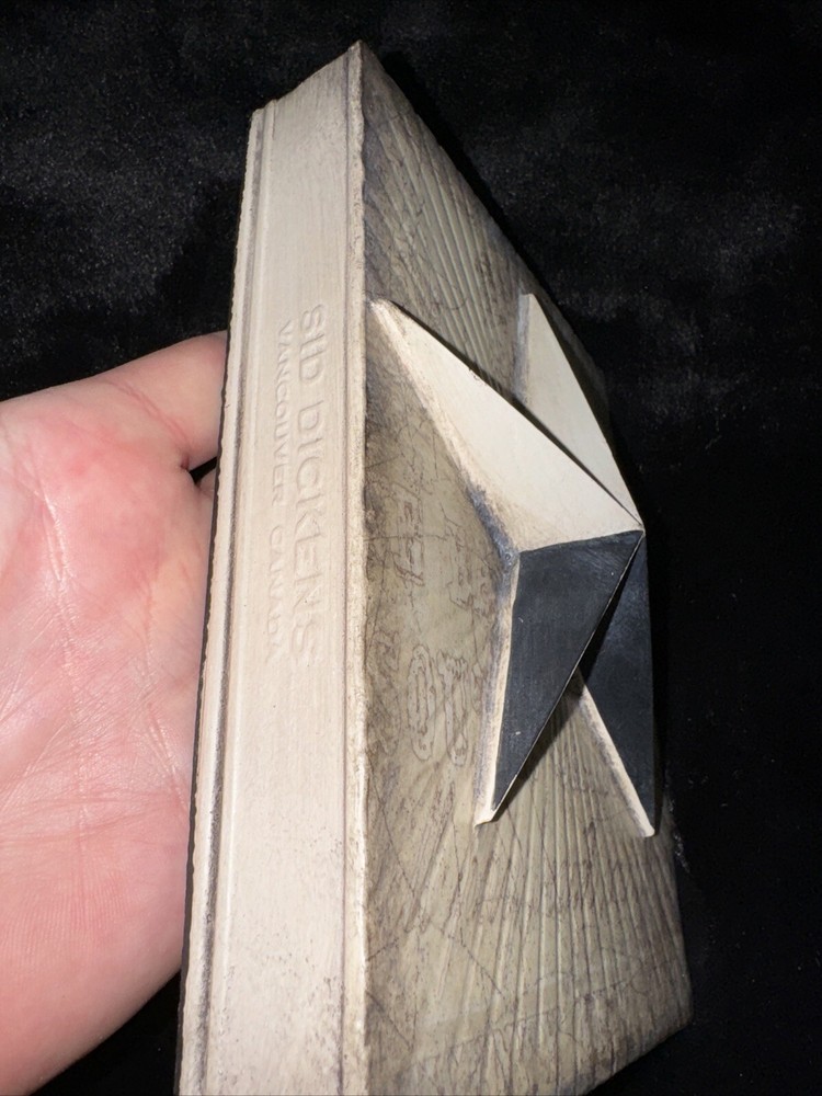 RARE Sid Dickens T-471 Nautical Star Memory Block 3D Tile MINT Black & White