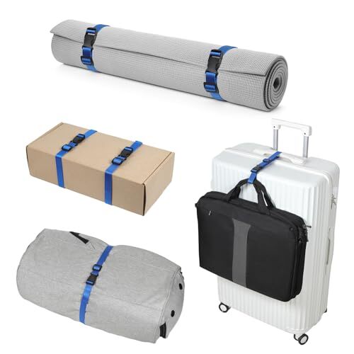 Utility Straps with Quick Release Buckle, Nylon Backpack Accessory Sleeping