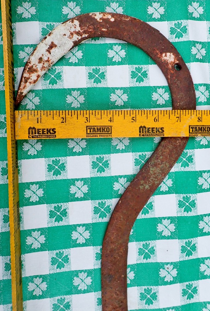 Unique Vintage Antique Rustic Iron Barn Gate? Hook 24" Long