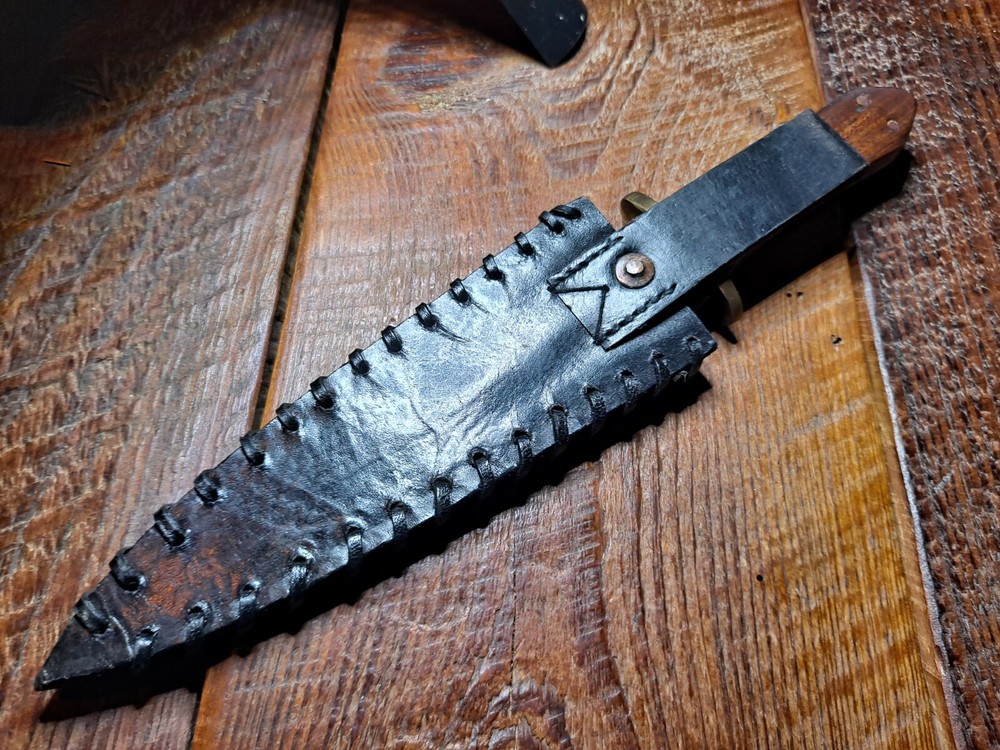 India dagger knife 6 1/2 inch fixed blade