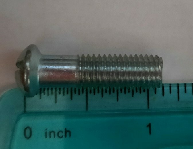 Stanley Plane Part Cap Screw - 1-1/8"