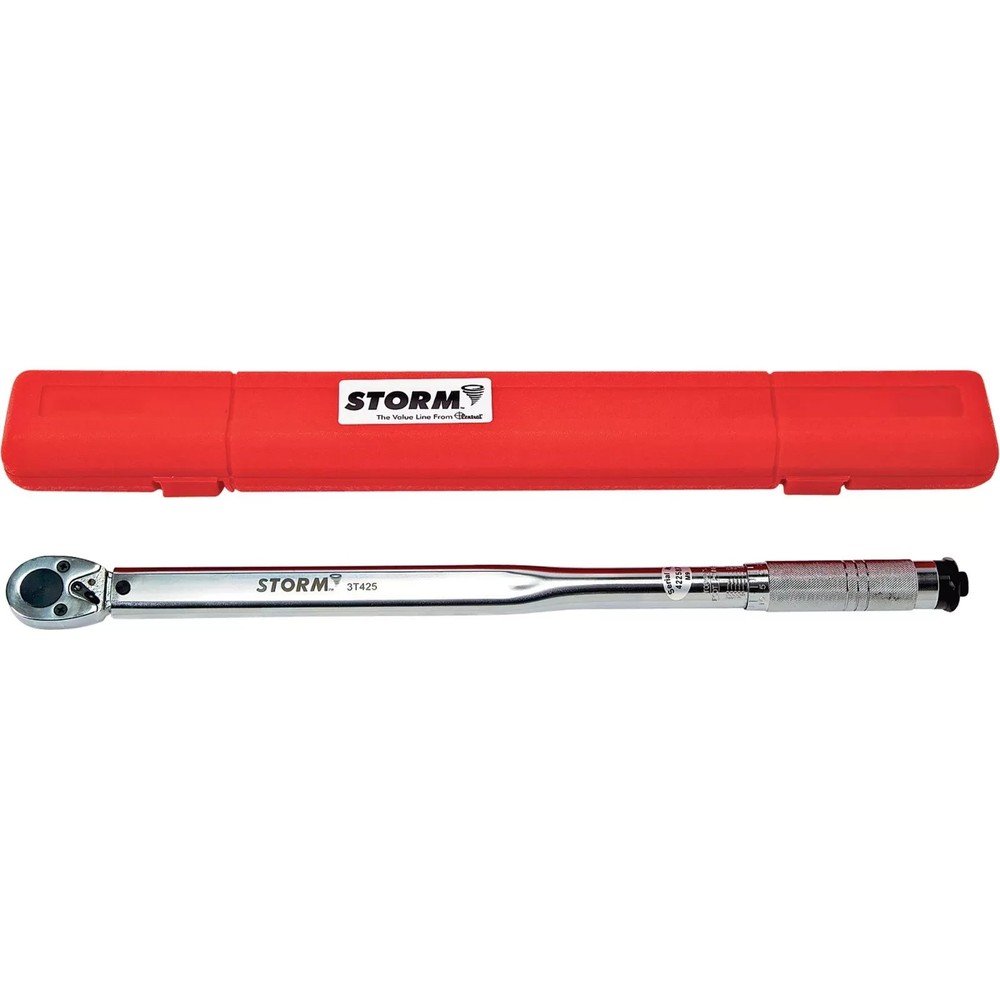 Central Tools 3T425 1/2" Micrometer Click-Type Torque Wrench (25-250 ft/lbs)