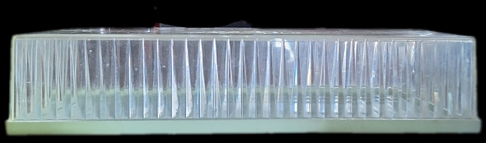 VTG MCM Tissue Box Starburst Acrylic/Lucite Plastic