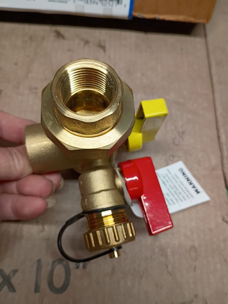 Webstone 3/4 in. EXP Ultra-Compact Tankless Water Heater Service Valve 42443 OB