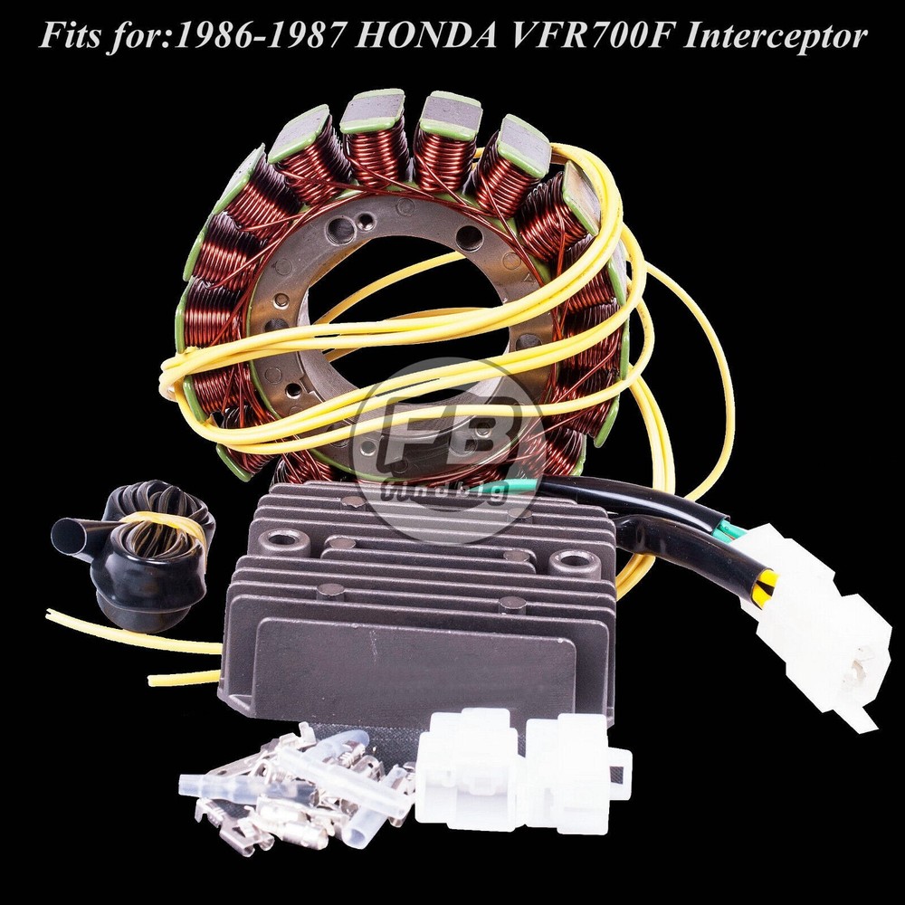 Stator & Regulator Rectifier for 1986-1987 Honda VFR700F VFR750F Interceptor