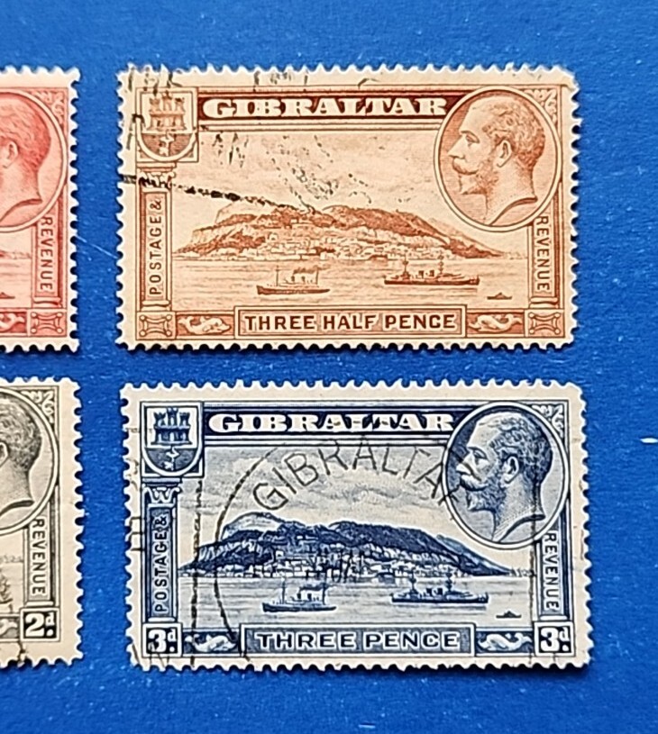 Gibraltar Stamps, Scott 96-99 Complete Set Used