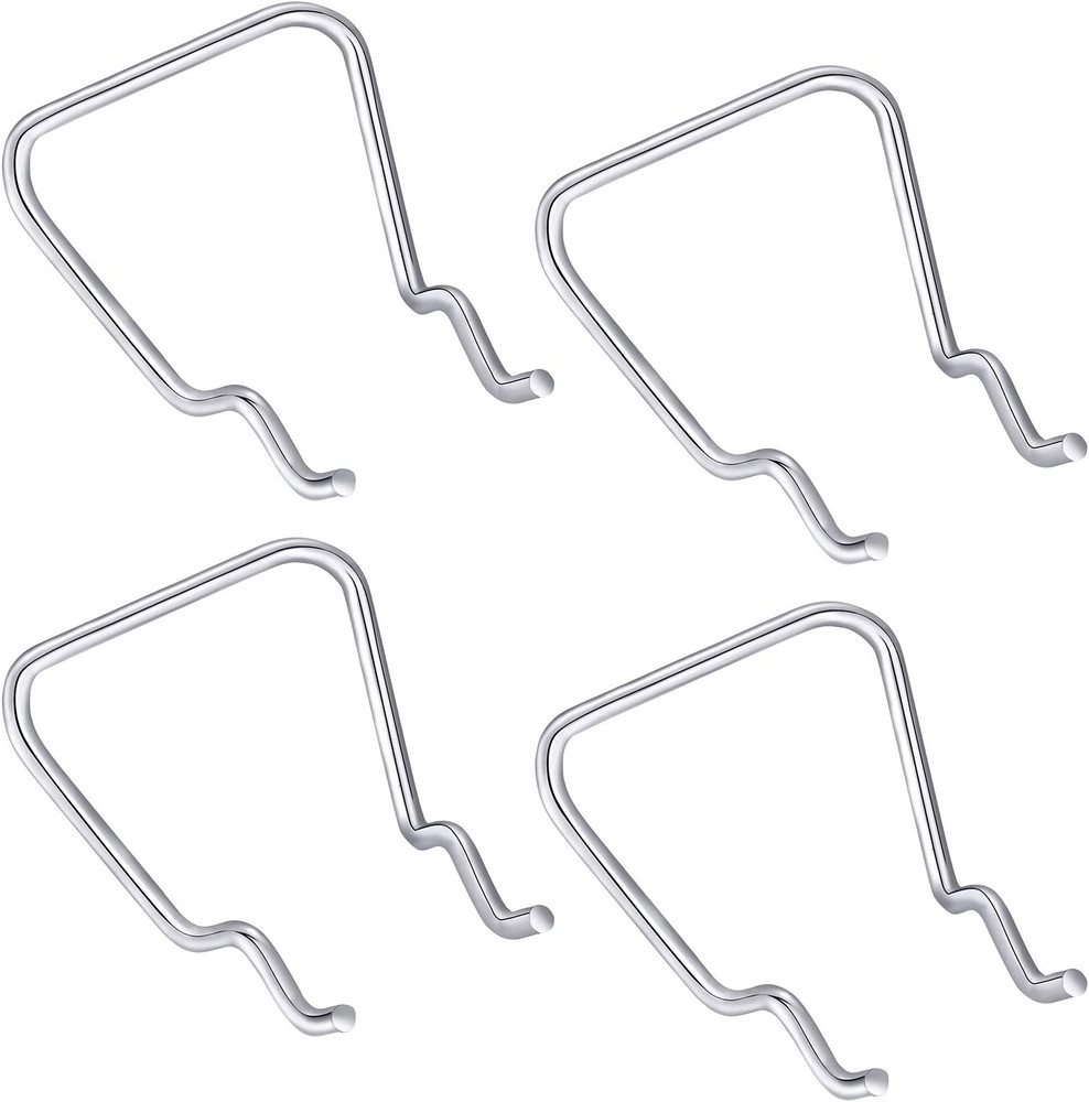 16 Pieces Pegboard Plier Holders, Stainless Steel Double Loop Pegboard Hooks Acc