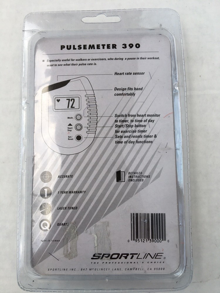 Sportsline Electronic Pulsemeter 390 New In Package