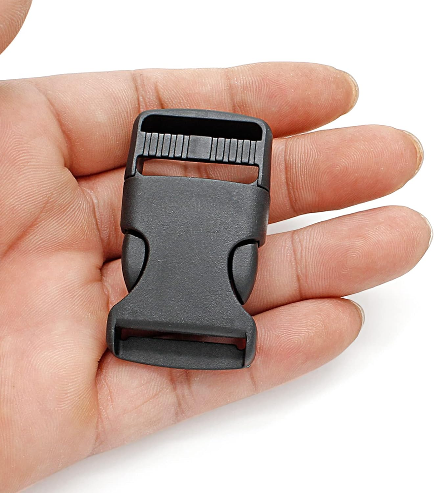 50 Pieces 1 Inch Quick Side Release Plastic Buckle, Heavy Duty Parachute Replace