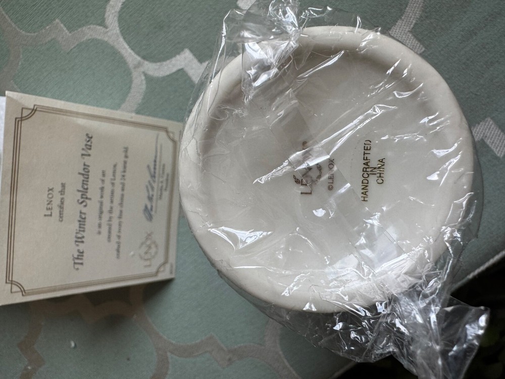 Lenox Winter Splendor Vase