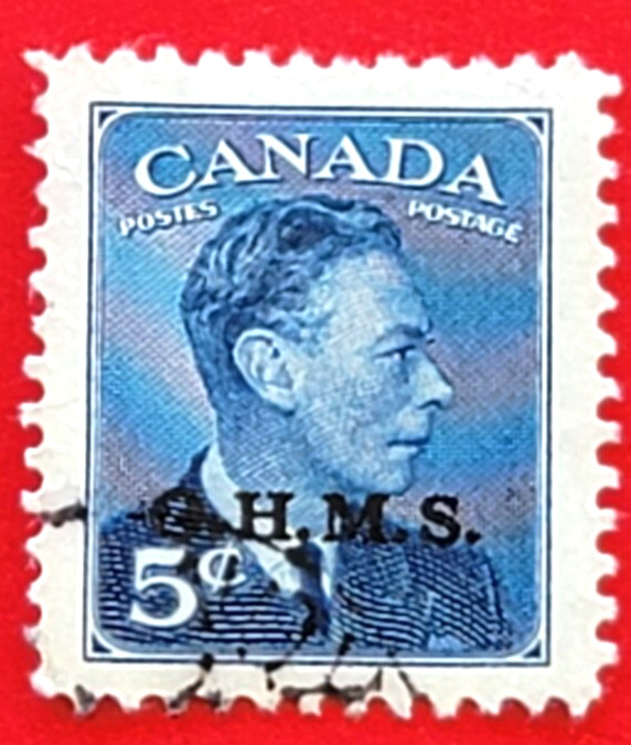 Canada Stamp O15A  BOB Overprinted OHMS Official Stamp Used
