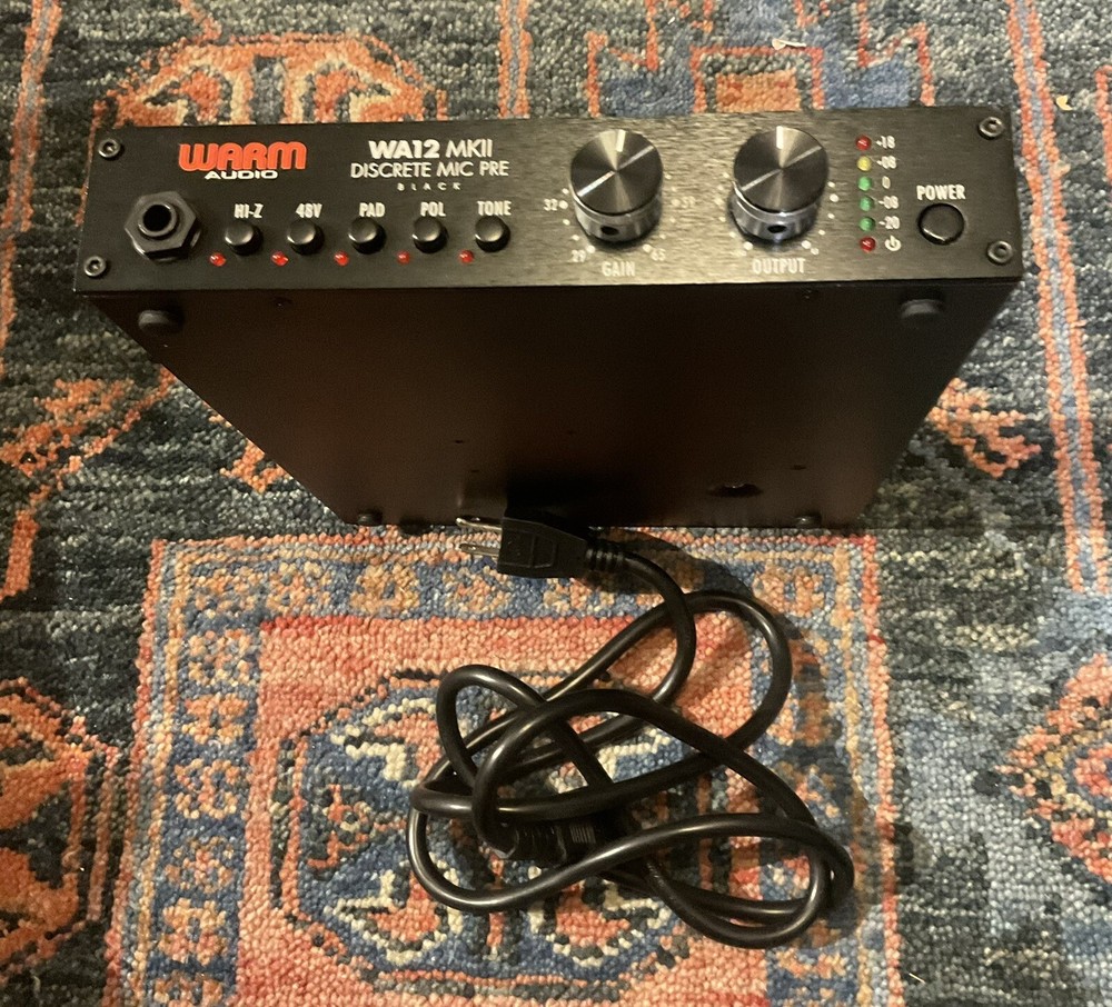 Warm Audio WA12 MKII Microphone Preamp - Black