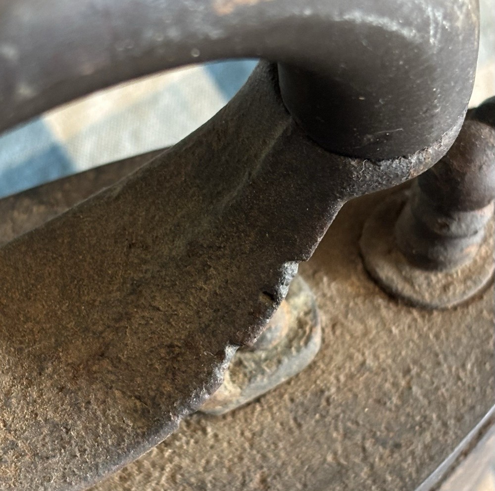 Antique Cast Iron Coal Iron