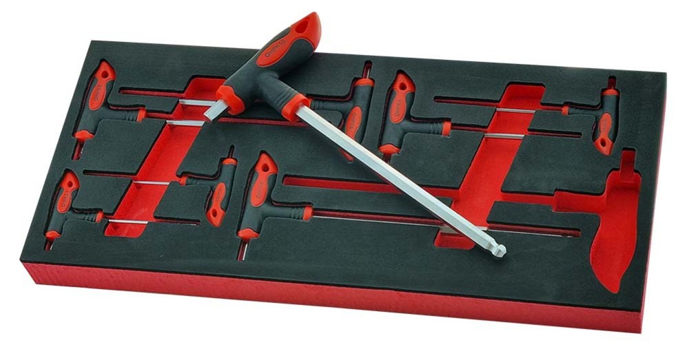 8-Piece T-Bar Allen / Hex Key Set 2-10mm - Britool Hallmark