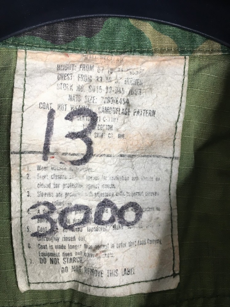 USMC RDF ERDL Hot Weather Jacket Size: Small - Regular #3