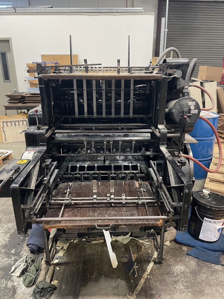 Heidelberg cylinder die cutter