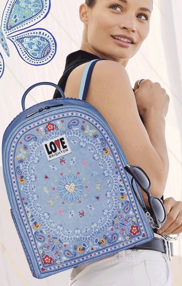 NEW Brighton Bandana Love Backpack NWT