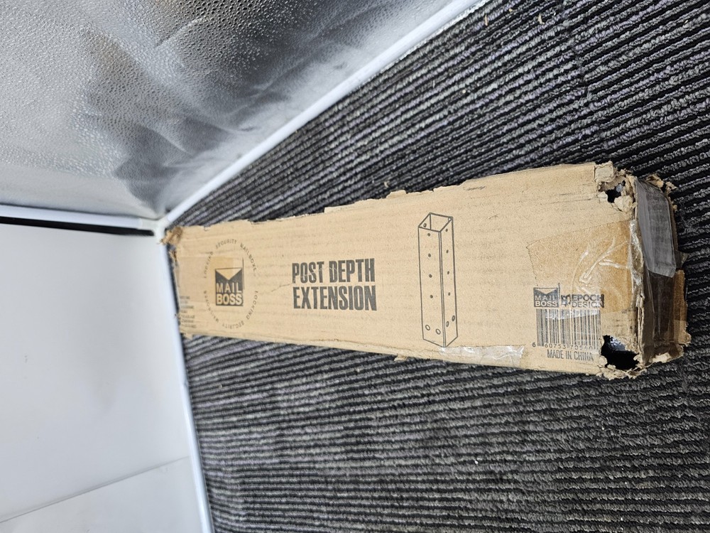 Mail Boss Post Depth Extension 17" Length Replacement Heavy Duty Black Epoch