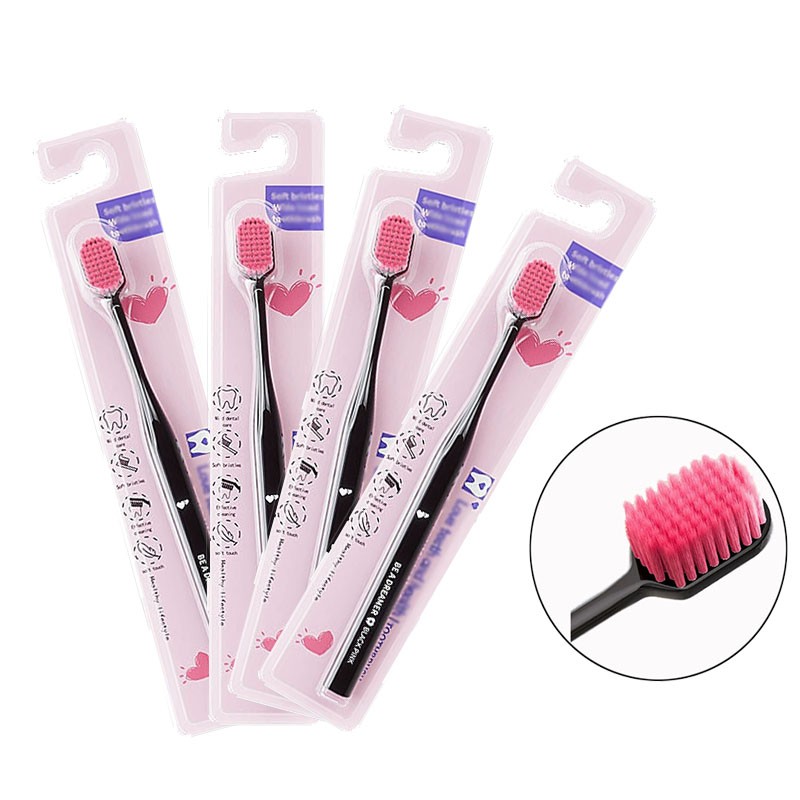 4PCS Super Soft Dristle Widened Toothbrush Toothbrush for Sensitive Gums & Teeth
