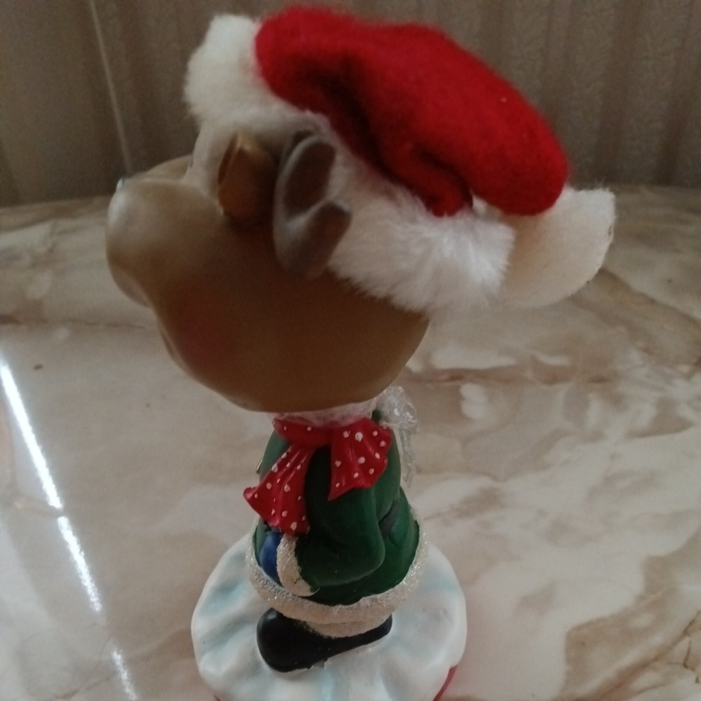 Ames Tabletop Reindeer Bobblehead