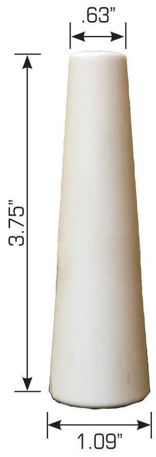 Ceramic Sandblast Nozzle Tip 3/8" Cone Shape 3 3/4 Long Sandblaster C1-6