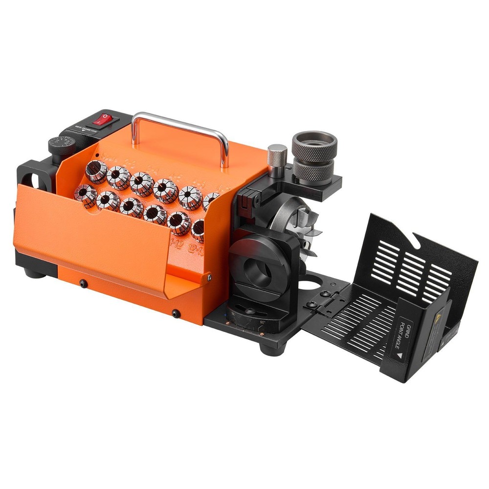 VEVOR Drill Bits Sharpener MR-13A+, 3-15mm Drill Bit Grinder Sharpener with 95°-