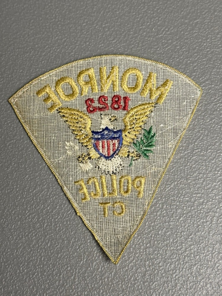 Monroe CT Police Shoulder Patch