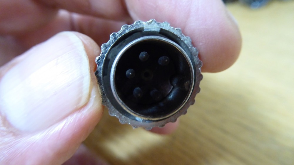 Microphone Jack , Male in socket 5-pin,