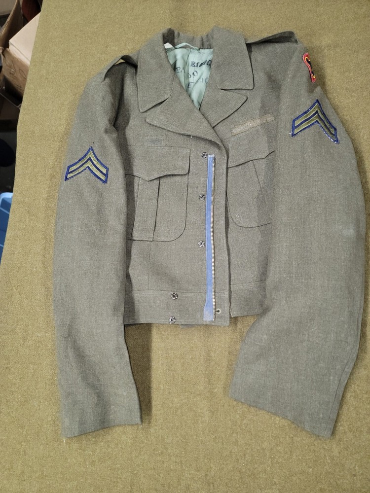Korean War Us Army Uniform Grouping with Same Laundry Number SEE DESC