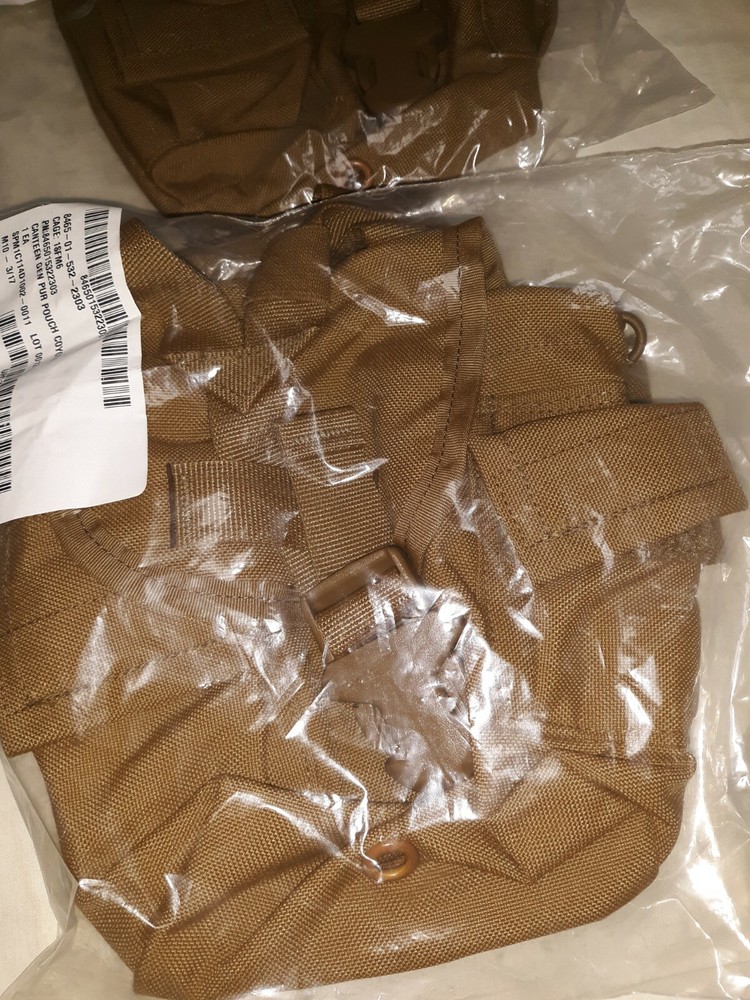 Coyote Brown 1QT Canteen/General Purpose Utility Pouch New