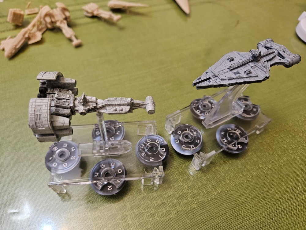 Resin Printed Star Wars Ships in Armada scale