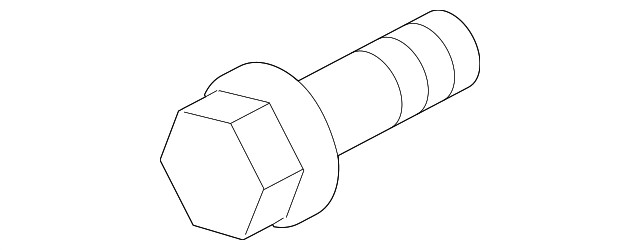 Genuine Subaru Converter & Pipe Front Bolt 901250076