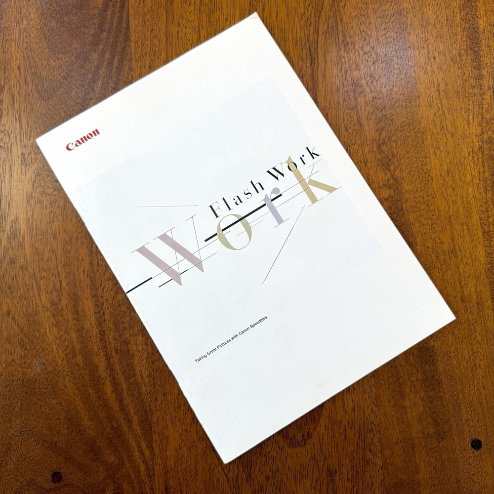 CANON Flash Work - 1999 Catalog - EX Speedlites - lighting examples from pros