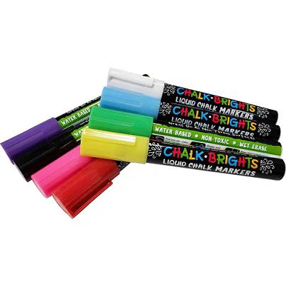 Liquid Chalk Markers 8-Pack